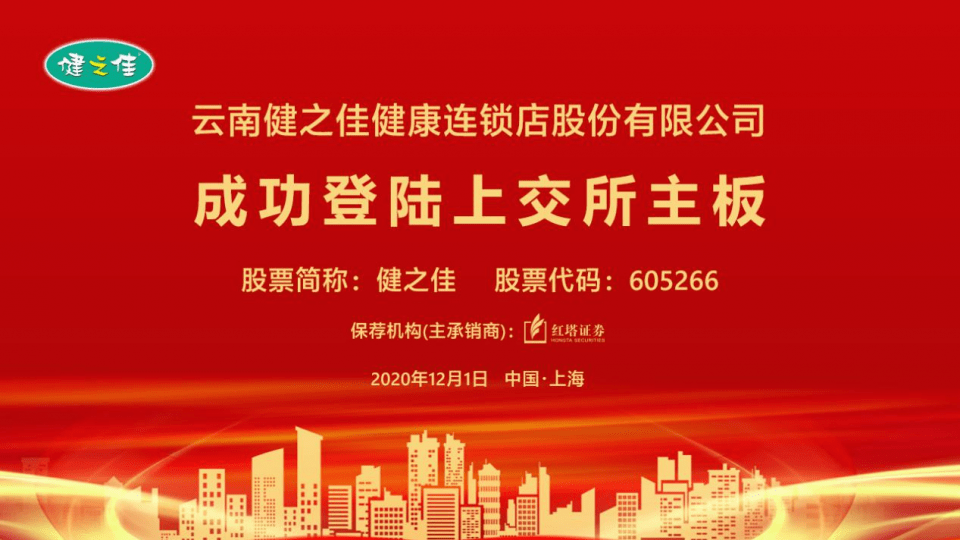 健之佳上市，铸就健康产业新里程碑